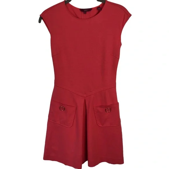 Ted Baker London Coral Harmia Pocket Jersey Dress - Picture 2 of 13
